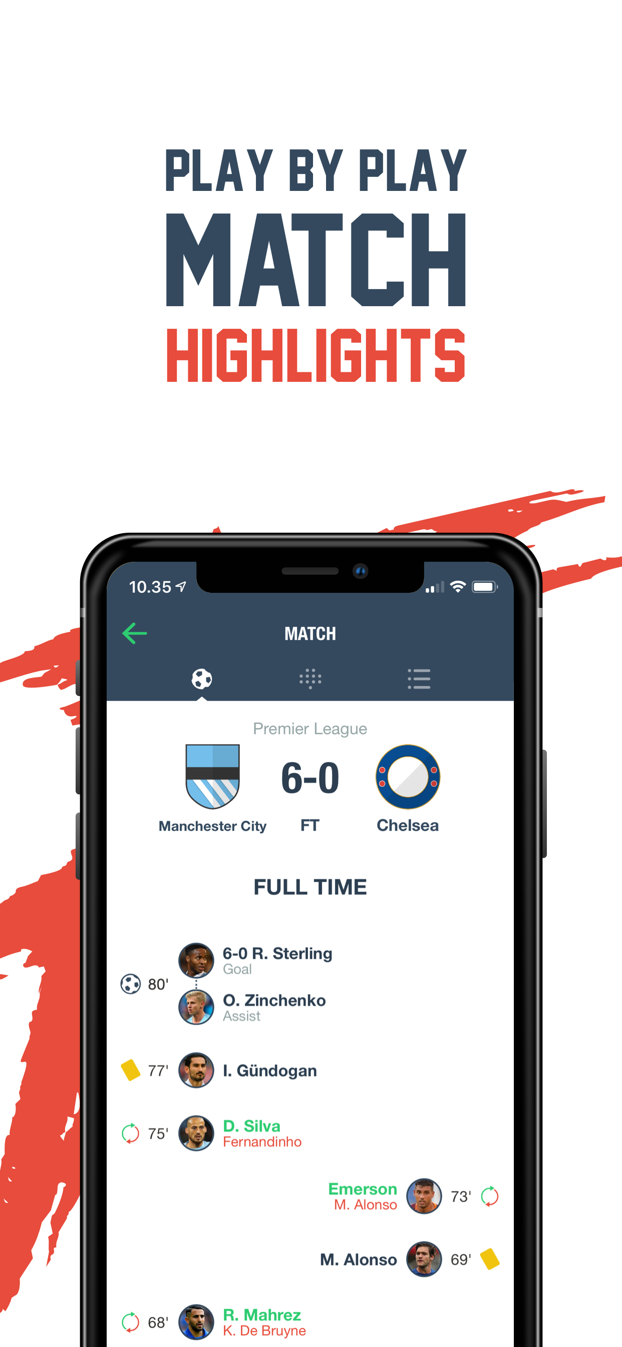 Live Match feature: Real-time match updates