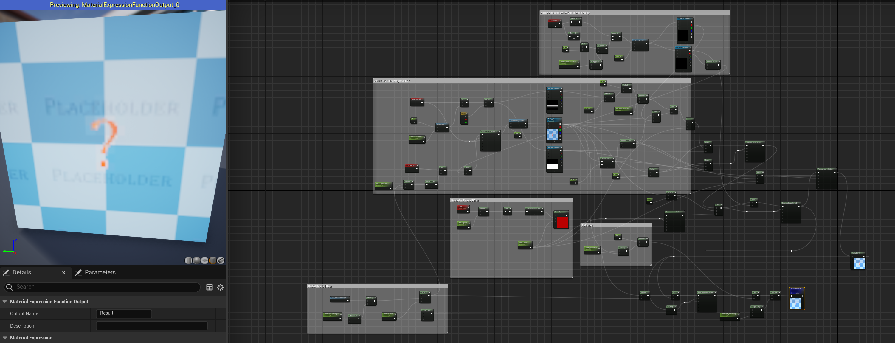 Unit Ability Material Function